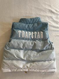 Smanicato Trapstar sfumato bianco-azzurro