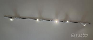 Binario con proiettore led