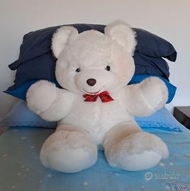 Orso Peluche Bianco, Orsacchiotto Orsetto 50CM