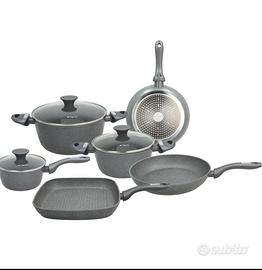 batteria di pentole e padelle Tognana 9 pezzi