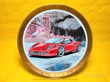 ✅ Piatto Ferrari Club Torino 458 Italia - Limoges