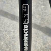 TREPPIEDI MANFROTTO 190XPROB PIÙ TESTA GRIP 322RC2