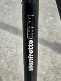 TREPPIEDI MANFROTTO 190XPROB PIÙ TESTA GRIP 322RC2