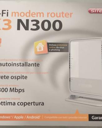 Sitecom Modem/Router ADSL2+ Wi-Fi X3 N300 WLM3600