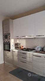 👉 Cucina moderna 3,50 mt bianco/rovere
