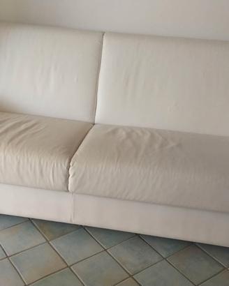 divano letto matrimoniale in ecopelle buanco