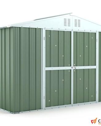 Box giardino lamiera zincata 327x155 verde