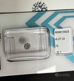 Diamante 0.27ct G COLOR