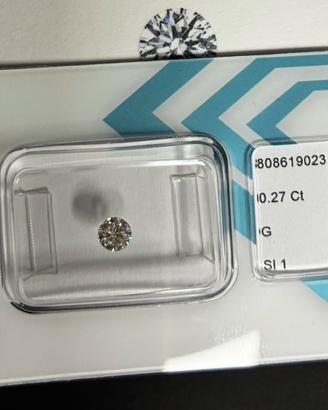 Diamante 0.27ct G COLOR