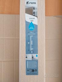 Battiscopa passacavi in pvc