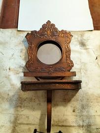 Consolle tamburato coperto da rame