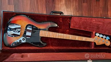 Fender jazz bass sunburst 1978