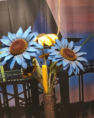 vaso e girasoli 