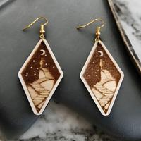 Orecchini fiabeschi pendenti da donna