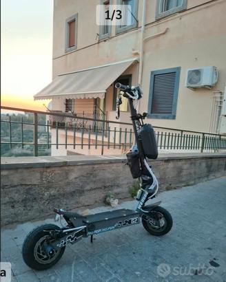 Monopattino elettrico potente ruote grandi + casco