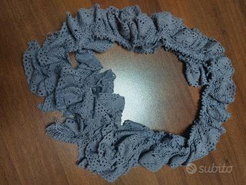 UDQ - Sciarpina lavorata viola 