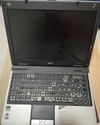 lotto 4 vecchi notebook acer hp per ricambi