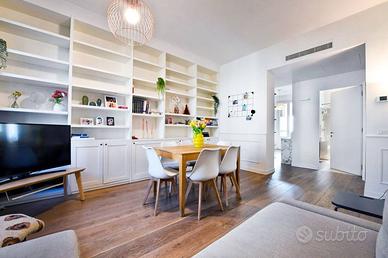 Milano: rifinito appartamento 3 ambienti con canti