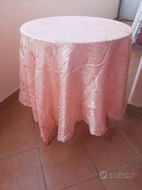 stock tovaglie color rosa salmone