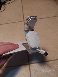 base di ricarica wirless + orologio