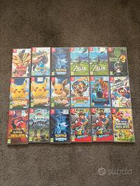Super mario zelda luigi pokemon nintendo switch