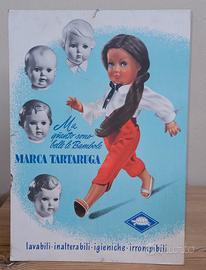 grande cartonato pubblicitario bambole Tartaruga 