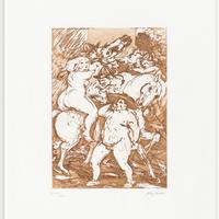 ALIGI SASSU - Il cardinale desnudo - acquaforte