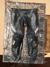 pantaloni moto 56 dainese in pelle