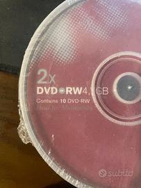 DVD-RW Confezione da 10 Rimax sigillati
