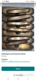 6 maniglie porte finestre 