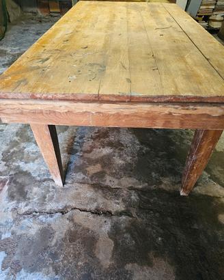 Tavolo da lavoro in legno 84x160