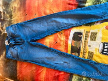 jeans skinny blu push up