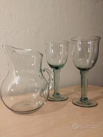 Altare - Società Vetraria - Set brocca e bicchieri