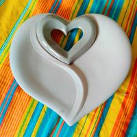 Soprammobile a forma di cuore