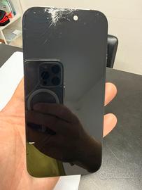 Display iphone 16 originale con vetro rotto