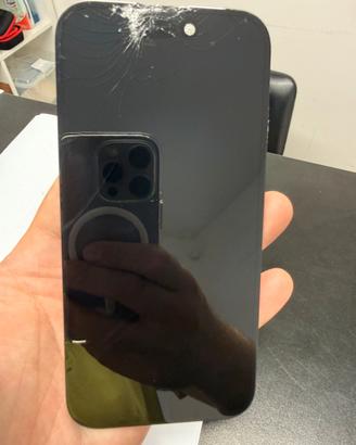 Display iphone 16 originale con vetro rotto