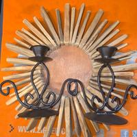 centrotavola e due portacandele 