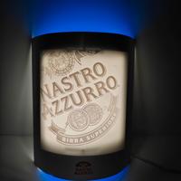 Set 2 Lampade pubblicitarie Birra Nastro Azzurro