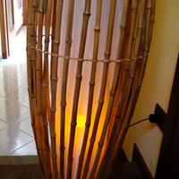 Lampada bambù