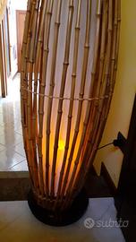 Lampada bambù