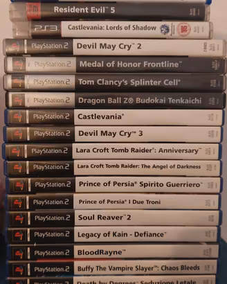 videogiochi PS2, PS3, PS4