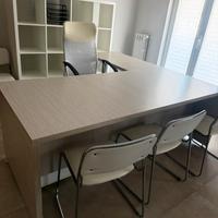 Scrivania con angolare completa