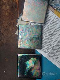 piastrelle da interno policrome iridescenti