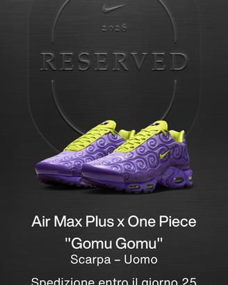Nike one piece gomu gomu