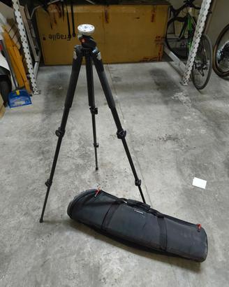 Treppiedi Manfrotto 190 XPR0B + custodia Manfrotto