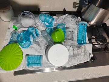 casa completa per criceto super accessoriata