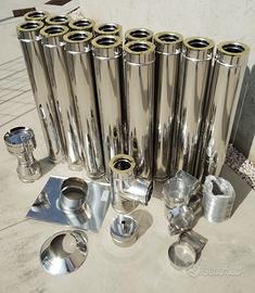 Tubi coibentati per stufa in acciaio inox