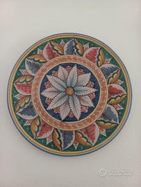 Piatto ceramica Santo Stefano di Camastra