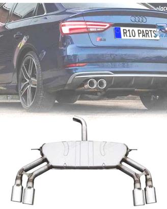 SILENZIATORE DI SCARICO AUDI A3 S LINE SEDAN 13-20