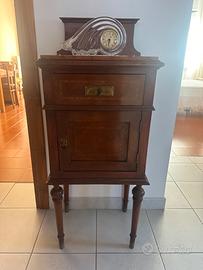 Mobiletto con piano in marmo rosso Venezia